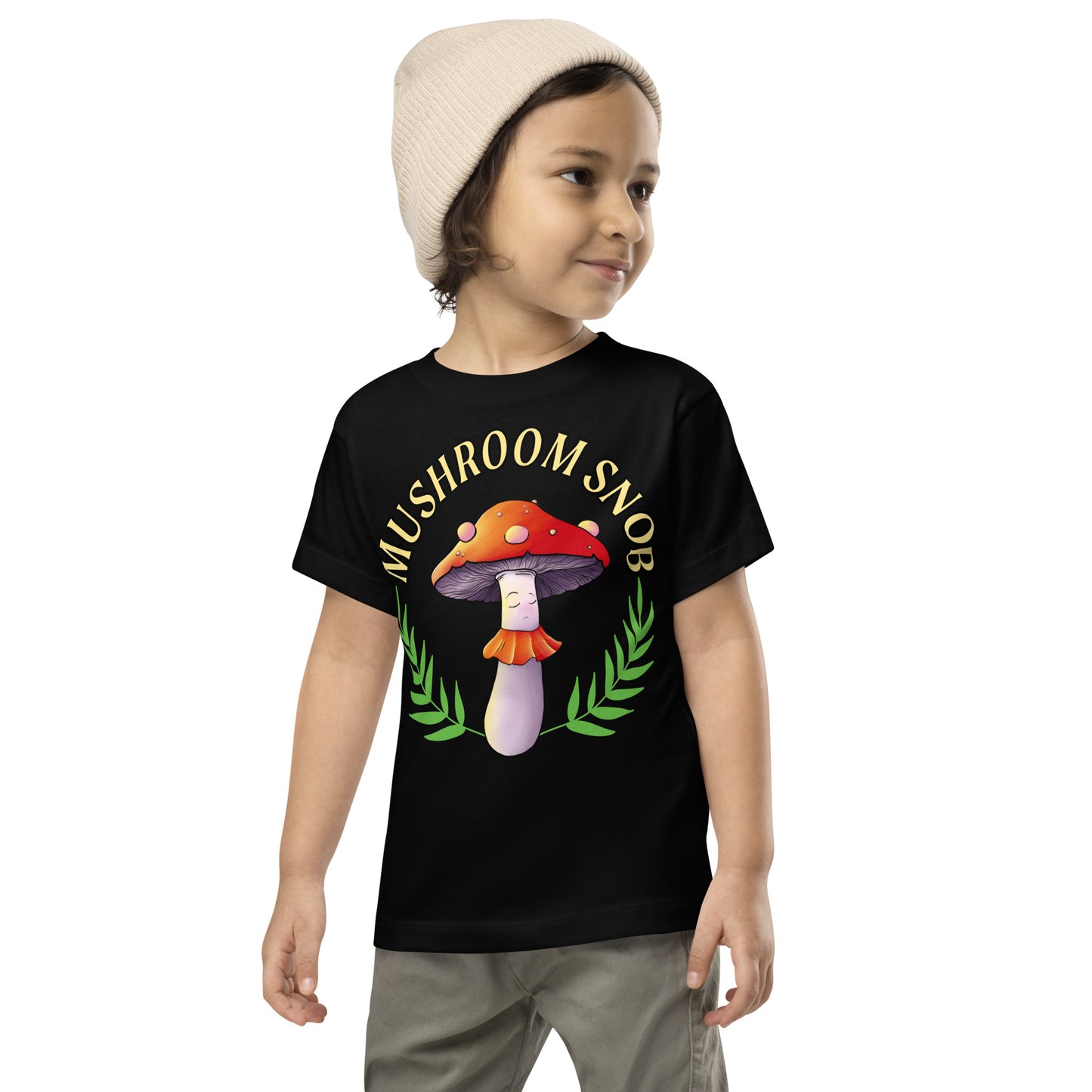 Mushroom Snob- Toddler Short Sleeve Tee