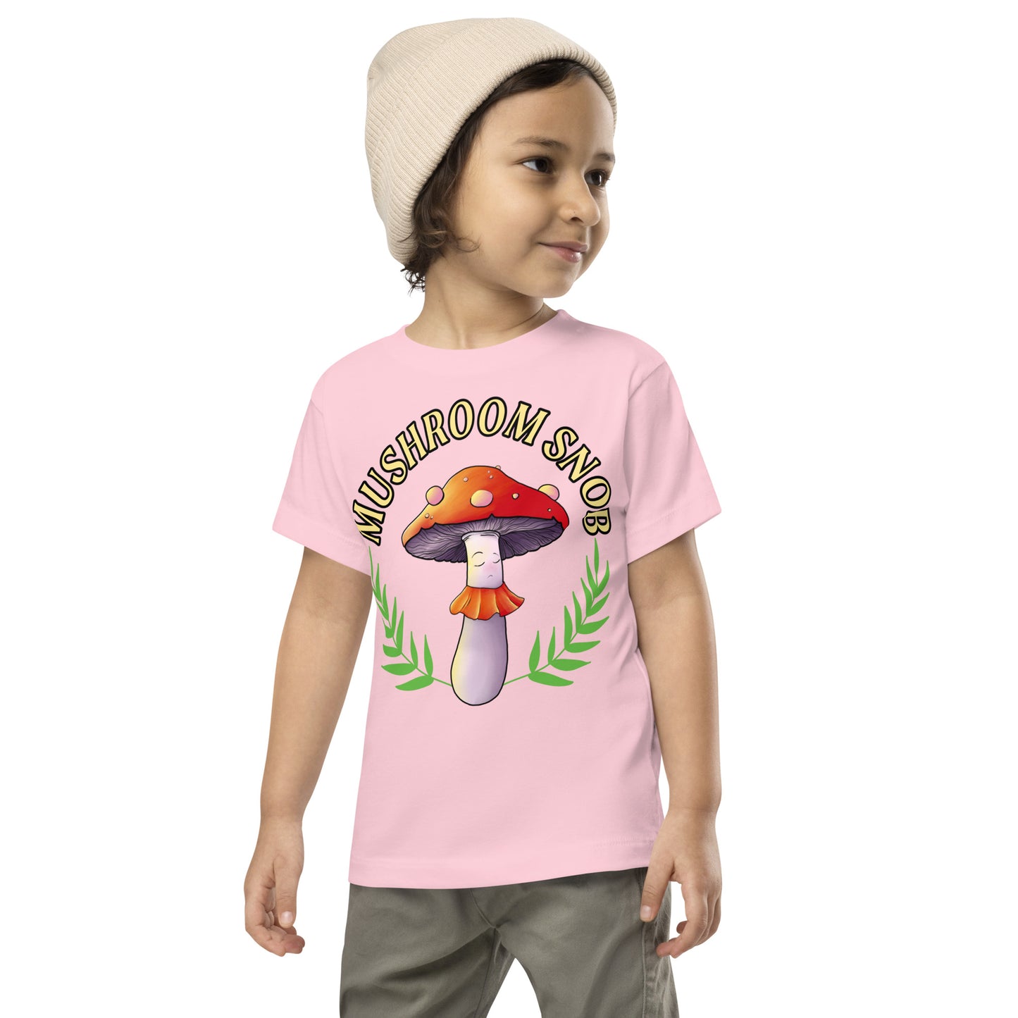 Mushroom Snob- Toddler Short Sleeve Tee