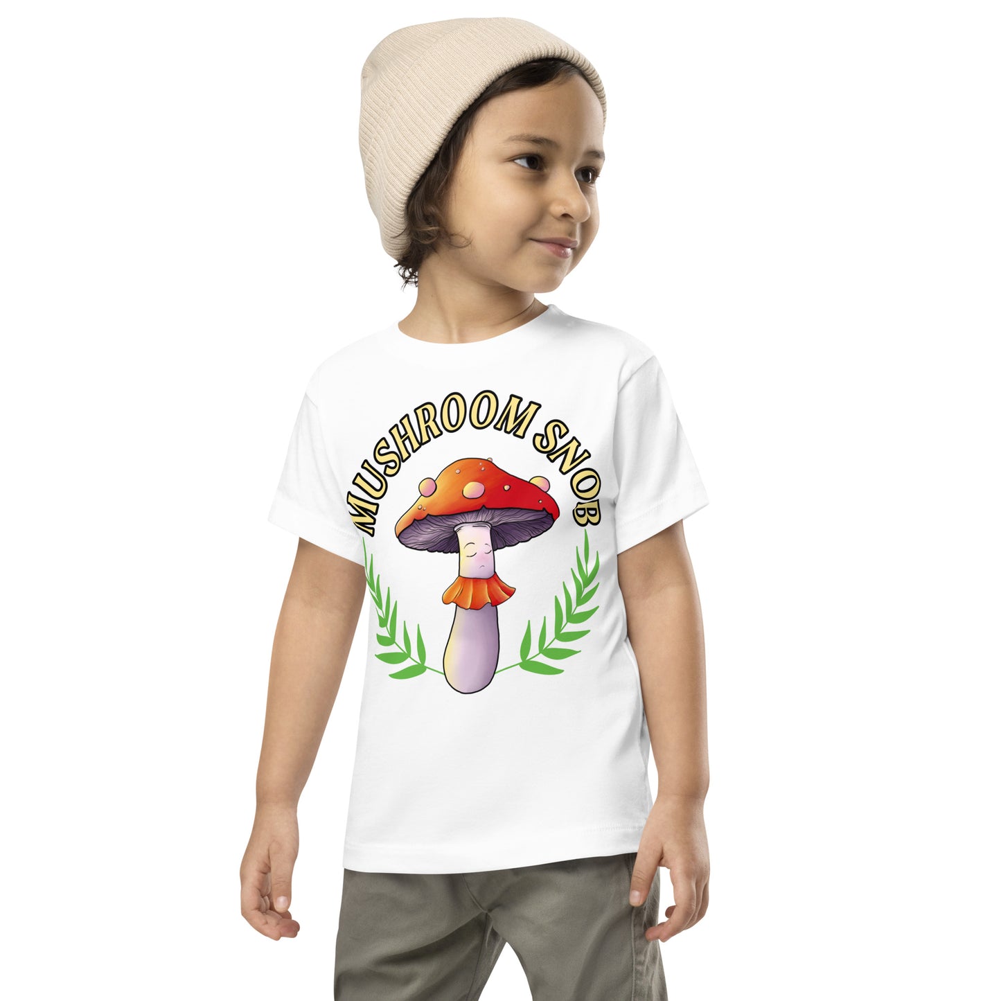 Mushroom Snob- Toddler Short Sleeve Tee